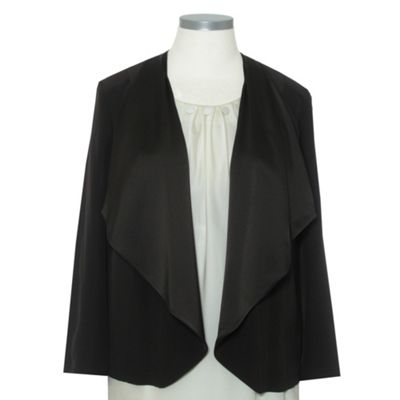Ann Harvey Chocolate Drapey Jacket