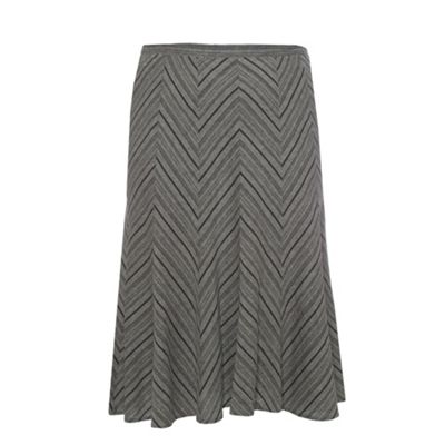 Ann Harvey Chevron Stripe Skirt