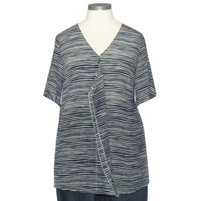Ann Harvey Stripe Waterfall Top