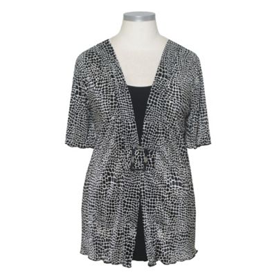 Ann Harvey Snake Print Plisse