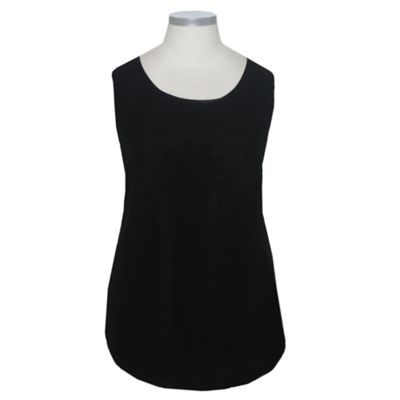 Black Chiffon Vest