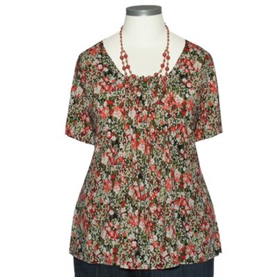 Ann Harvey Ditsy Necklace Top