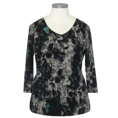 Ann Harvey Blur Rose Top
