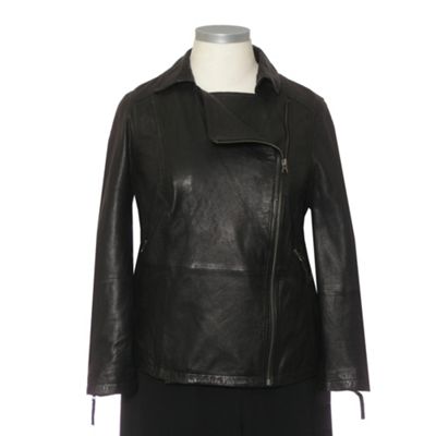 Ann Harvey Leather Biker Jacket