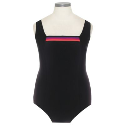 Ann Harvey Stripe Panel Swimsuit