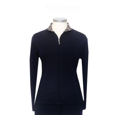 Dash Navy Funnel Neck Jacket