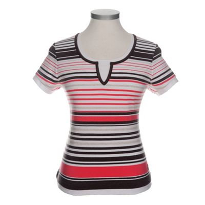 Dash Stripe Layer Tee