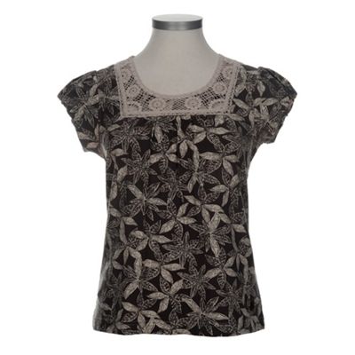 African Leaf Printed Top