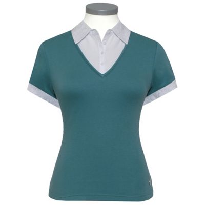 Turquoise 2 in 1 Mock Shirt