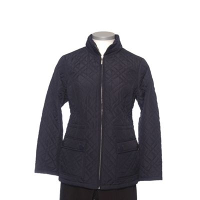 Dash Navy Quilted Coat