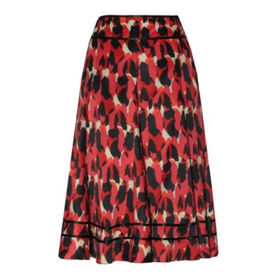 Dab Print skirt in Fuchsia