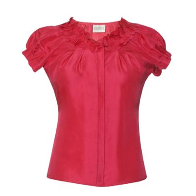 Kaliko Petal Cutwork Blouse in Pink