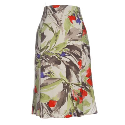 Minuet Petite Petite Watercolour Floral Skirt