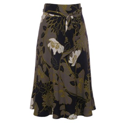 Alexon Poppy Print Skirt