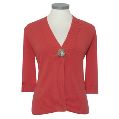 Cardigan With Brooch