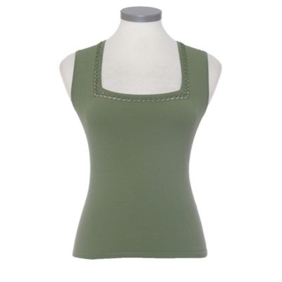 Alexon Crochet Trim Vest