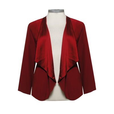 Ann Harvey Red Crepe Jacket
