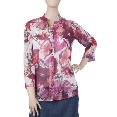 Ann Harvey Flower Print Blouse