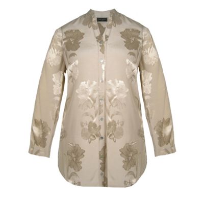 Ann Harvey Self Jacquard Blouse