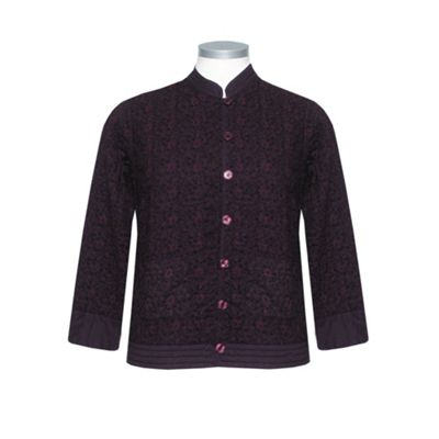 Blackcurrant Reversible Quilted Jacket