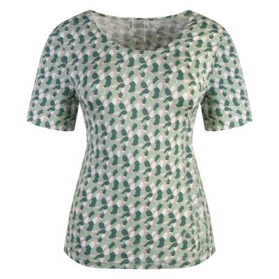 Eastex Green multi short sleeve mini pebble t-shirt