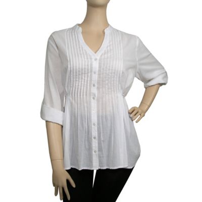 White poetic blouse