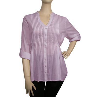 Ann Harvey Lilac poetic blouse