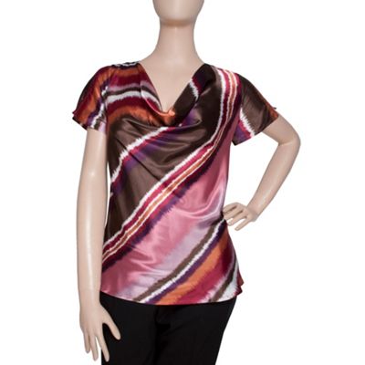 Ann Harvey Multi Coloured Stripe Blouse