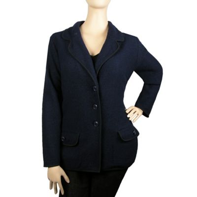 Navy Tipped Blazer