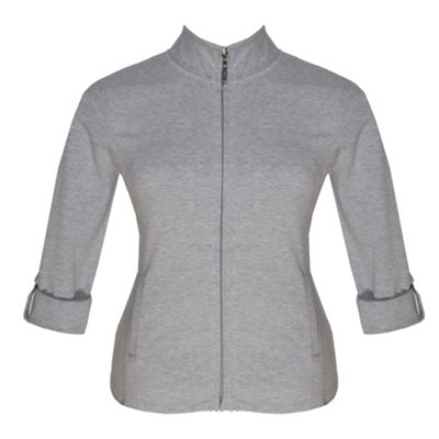 Grey Jersey Jacket