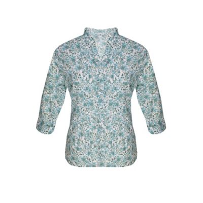 Dash Blue printed blouse