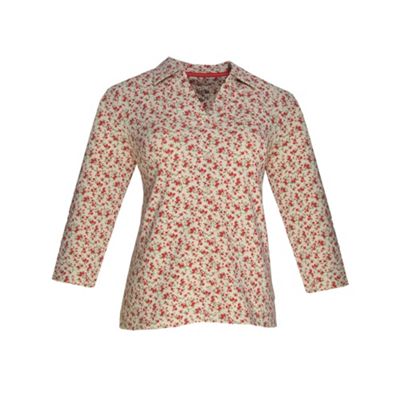 Dash Cream ditsy print blouse