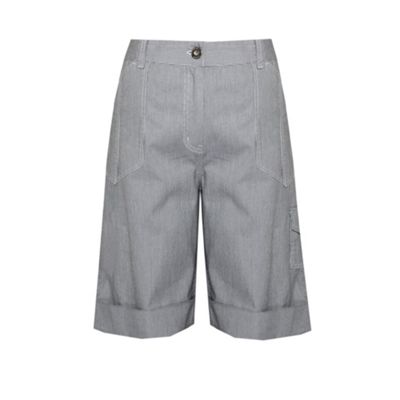 Pin stripe shorts