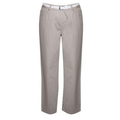 Beige Vertical Denim