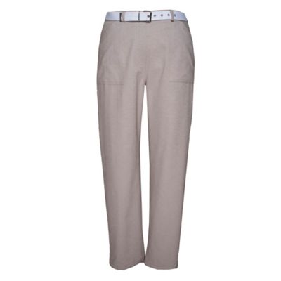 Wash cotton trousers regular length