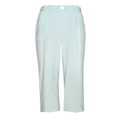 Blue cropped trouser
