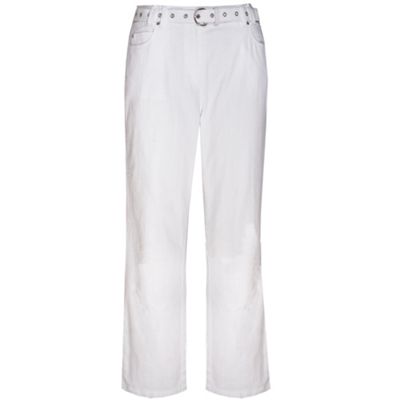 White Vertical Denim Regular