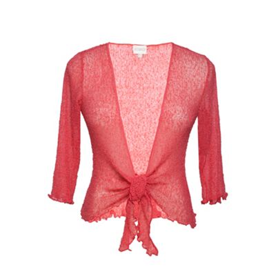 Coral One Size Fits All Shrug