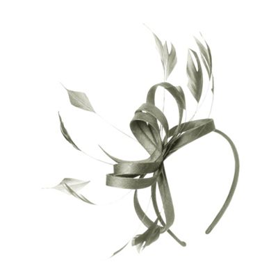 Stone crinkle fascinator