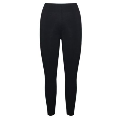 Black 3-4 Length Leggings