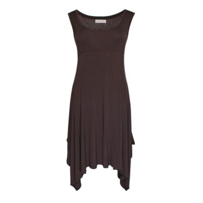 Dark Brown Midi Dress