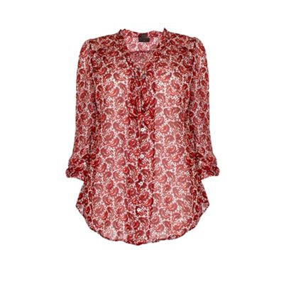 Ann Harvey Printed Pussy Bow Blouse