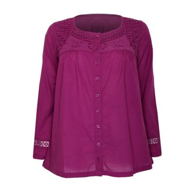 Ann Harvey Crochet Bib Blouse