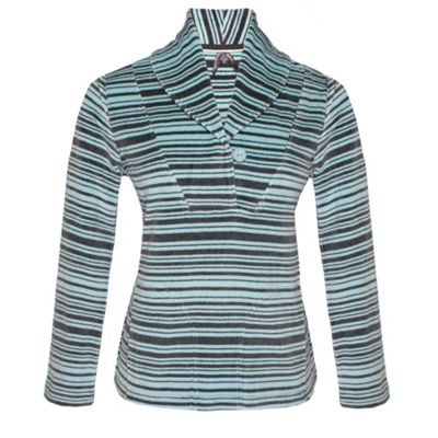 Light Blue Velour Top