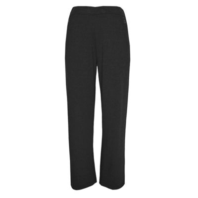 Black Pull On Regular Trousers