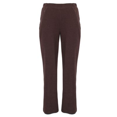 Chocolate Jersey Regular Trousers