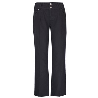 Black Straight Leg Jean