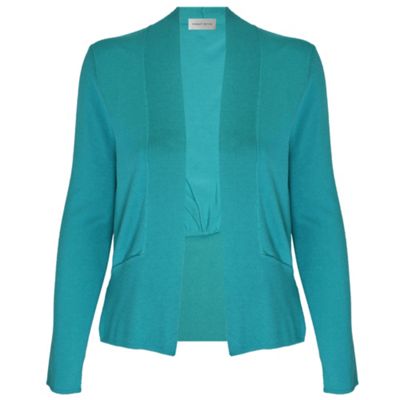 Light Teal Godet Cardigan