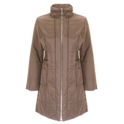 Petite Stone Elastic Padded Coat