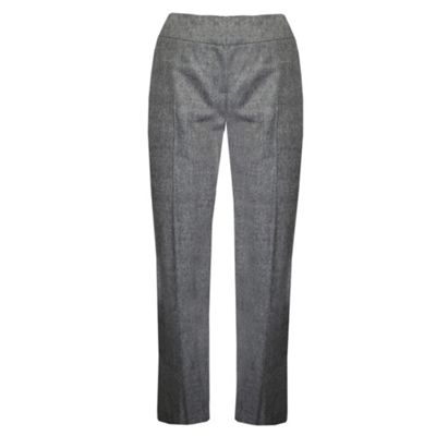 Petite Black Multi Salt N Pepper Trousers